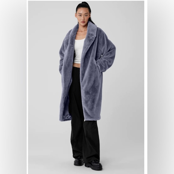 ALO Yoga Jackets & Blazers - Alo Yoga Oversized Faux Fur Trench